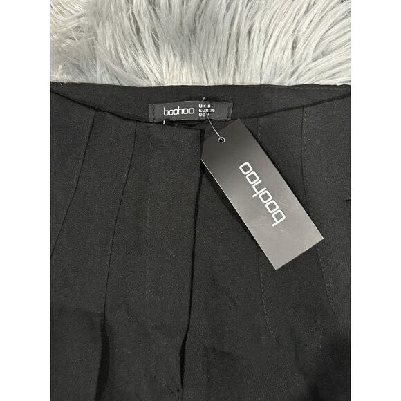 Boohoo Pleat‎ Detail Slim Fit Pants Size 4 - Picture 6 of 7